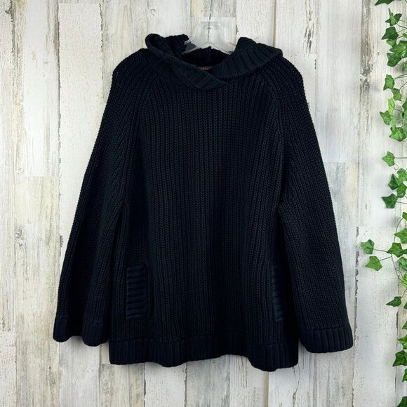 525 america chunky hooded 40% viscous sweater size large - Picture 1 of 9